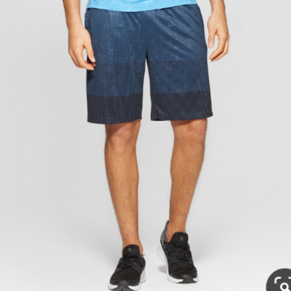 Men's Faded Training Shorts c9 Champion Blue